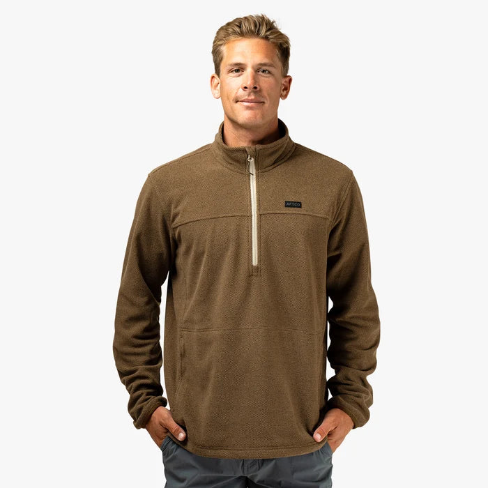 Sentinel 1/4 Zip Pullover - Sepia Heather