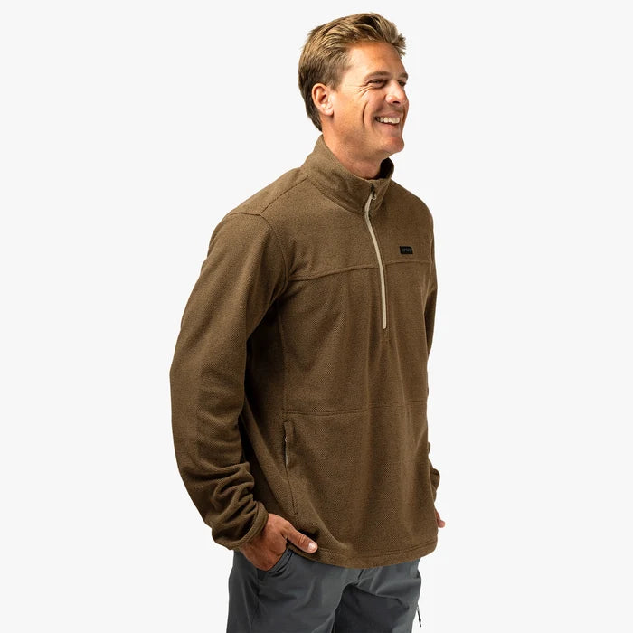 Sentinel 1/4 Zip Pullover - Sepia Heather