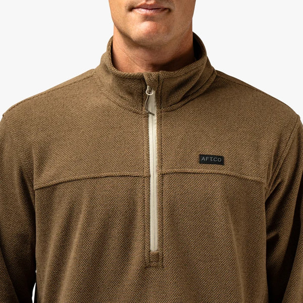 Sentinel 1/4 Zip Pullover - Sepia Heather