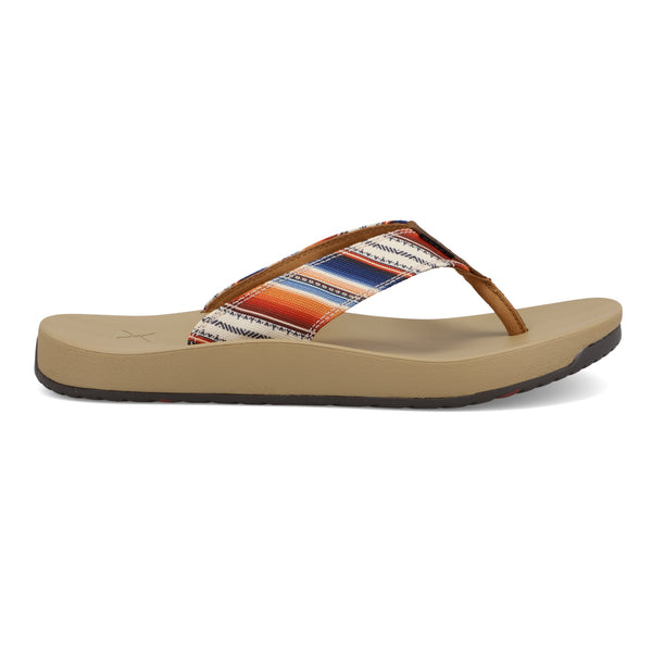 Men's Hooey Flip Flops- Sunset Multi