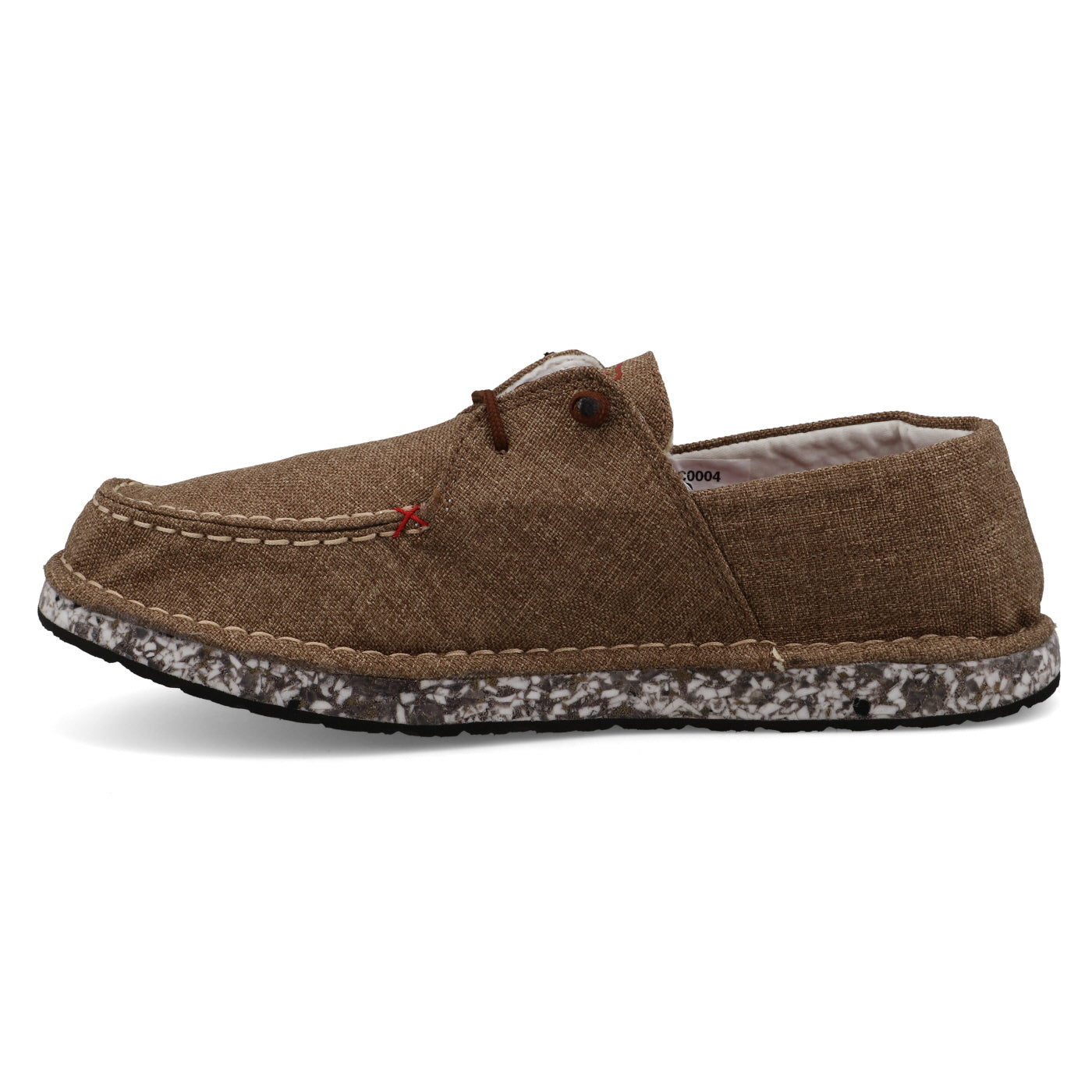 Circular Project Boat Shoe - Brown Linen