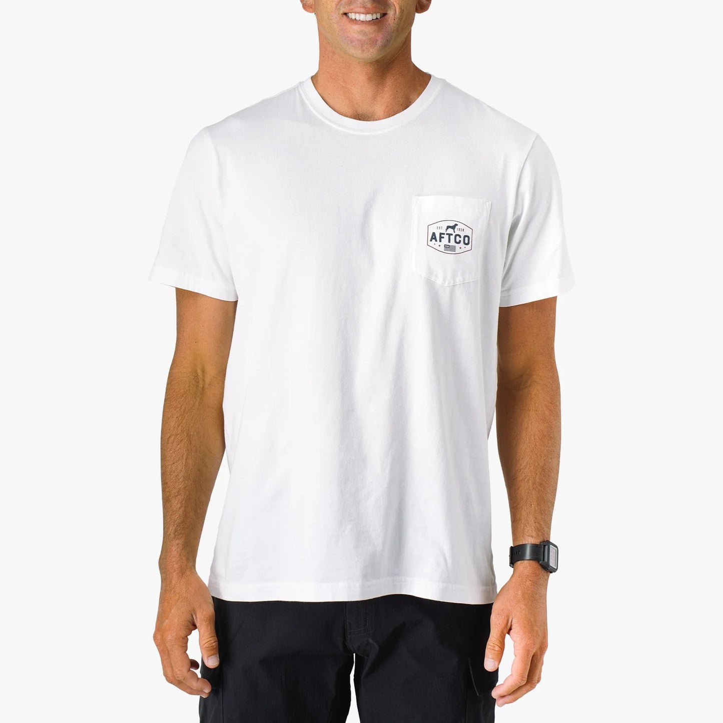 Best Friend SS Pocket Tee - White