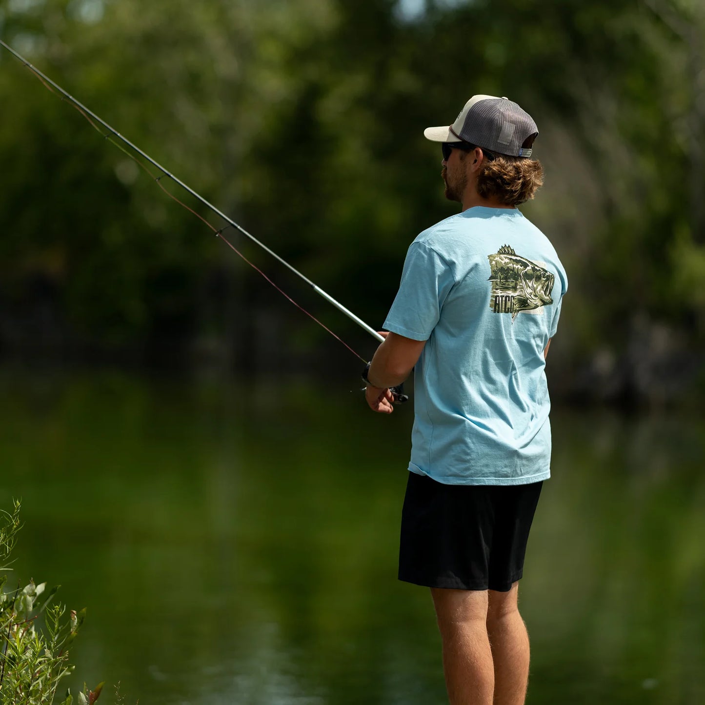 Time Off SS Tee - Milky Blue Heather