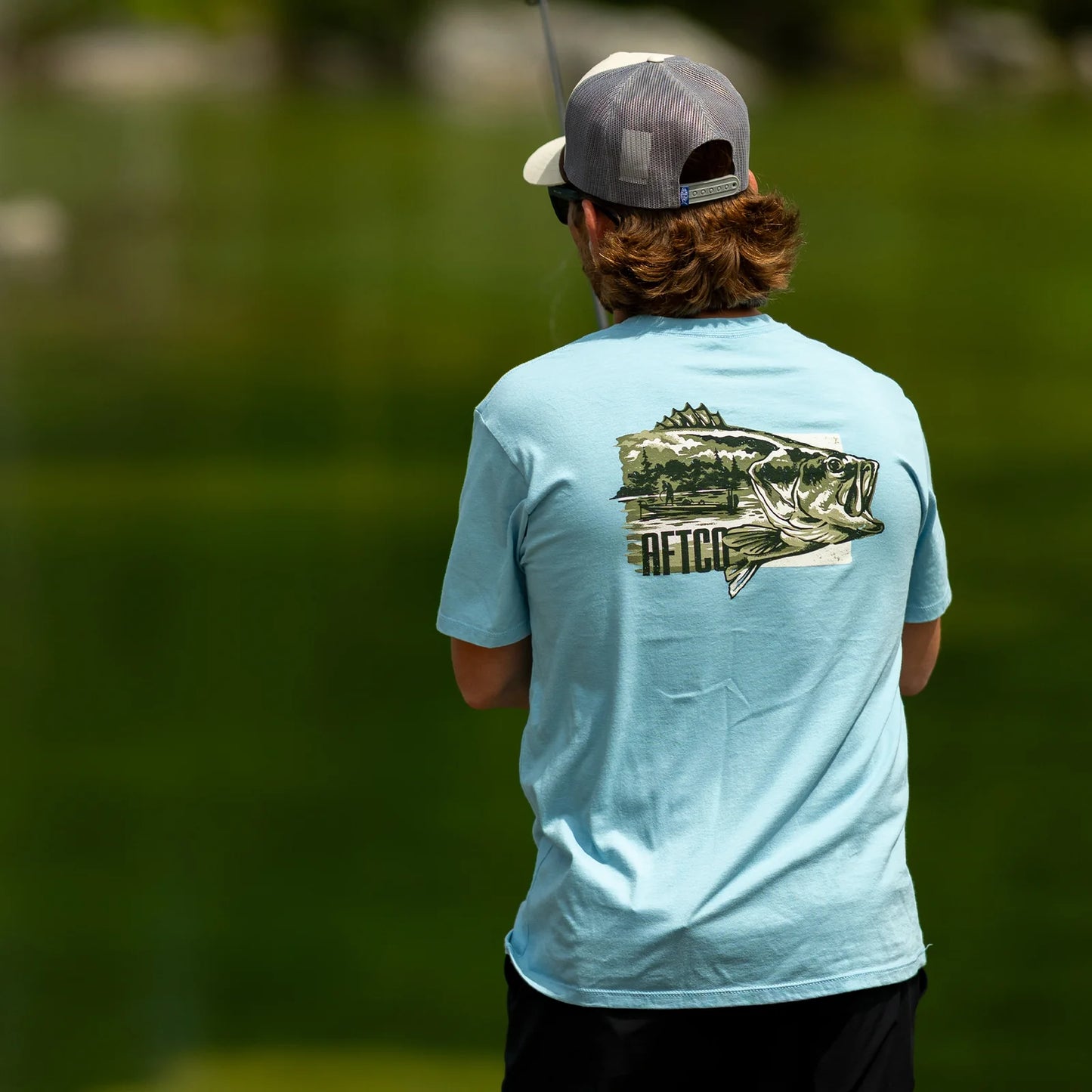 Time Off SS Tee - Milky Blue Heather