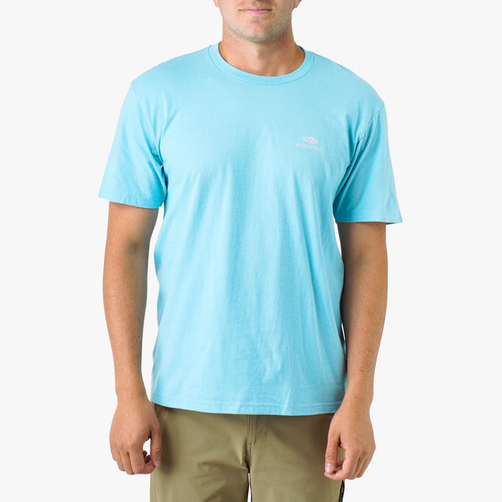 Time Off SS Tee - Milky Blue Heather