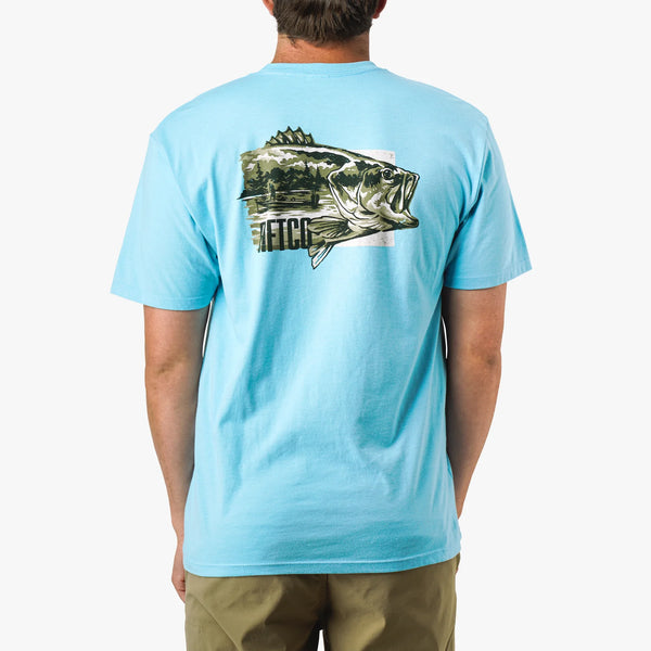 Time Off SS Tee - Milky Blue Heather