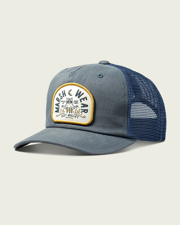 Campfire Trucker Hat - Goblin Blue