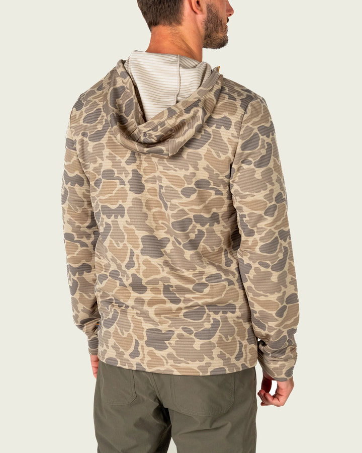 Sullivan Hagood Hoodie - Khaki Mallard Camo