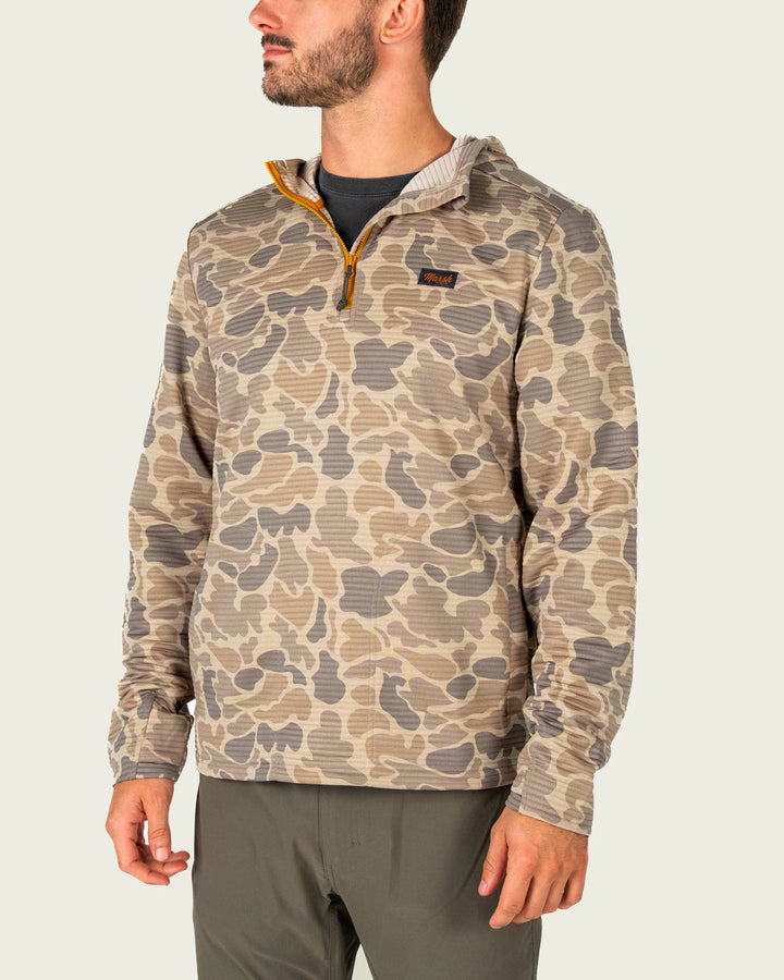 Sullivan Hagood Hoodie - Khaki Mallard Camo