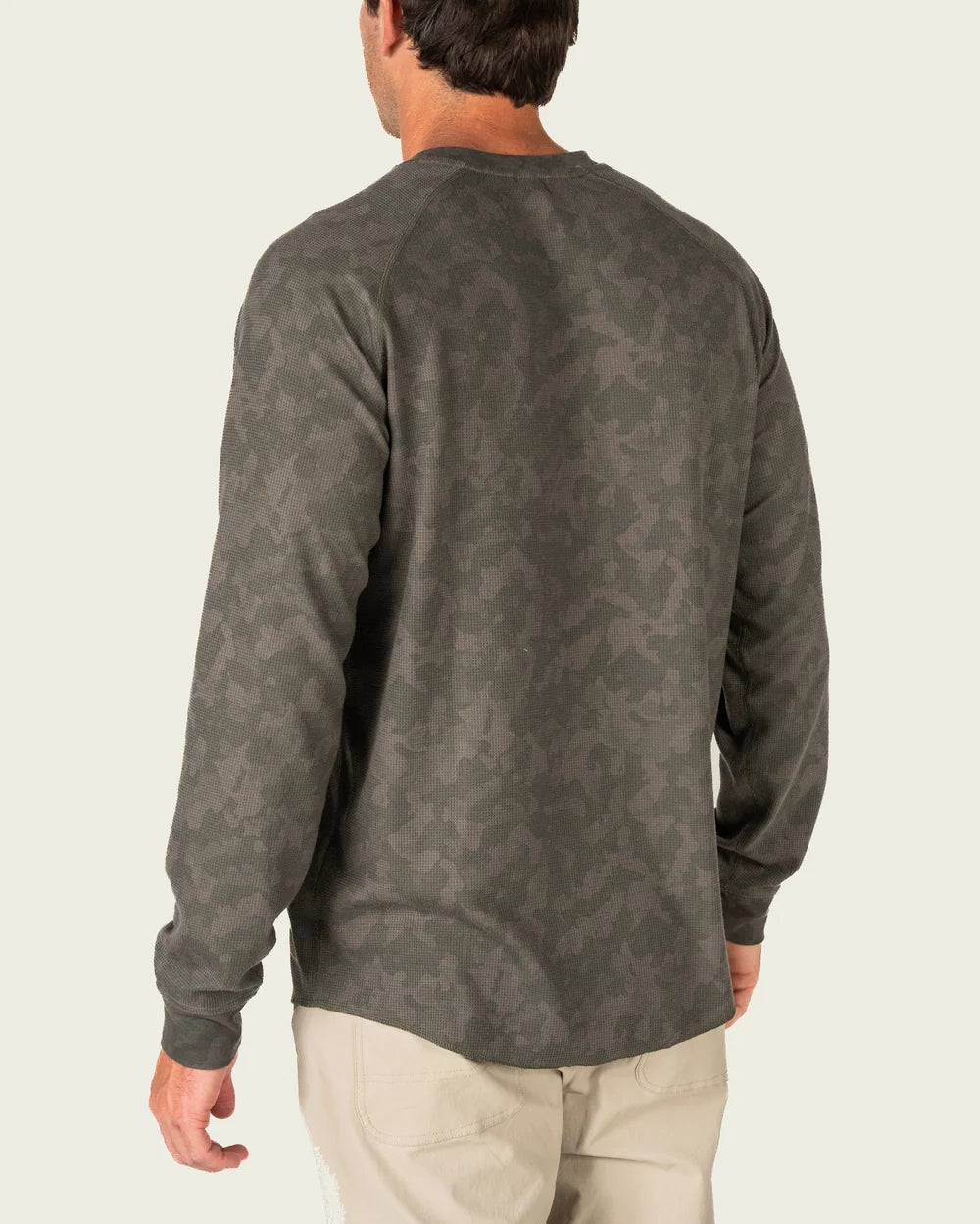 Surfside Waffle Shirt-Fossil Foxhole Camo