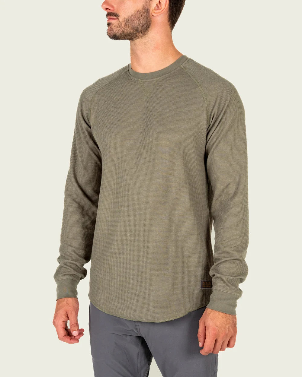 Surfside Waffle Shirt - Sage Brush
