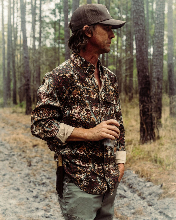 Folly Flannel - Bushland Camo
