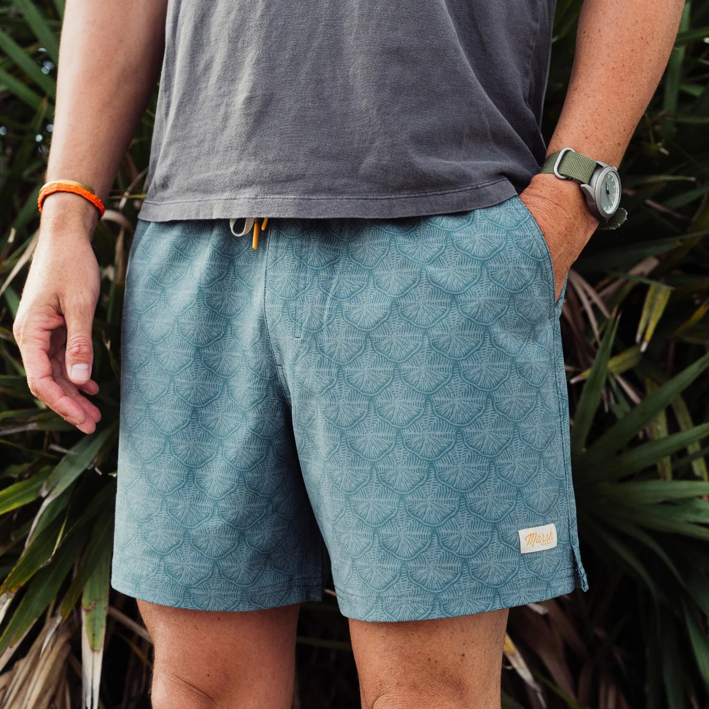 Fulton 6" Volley Shorts - Antique Green
