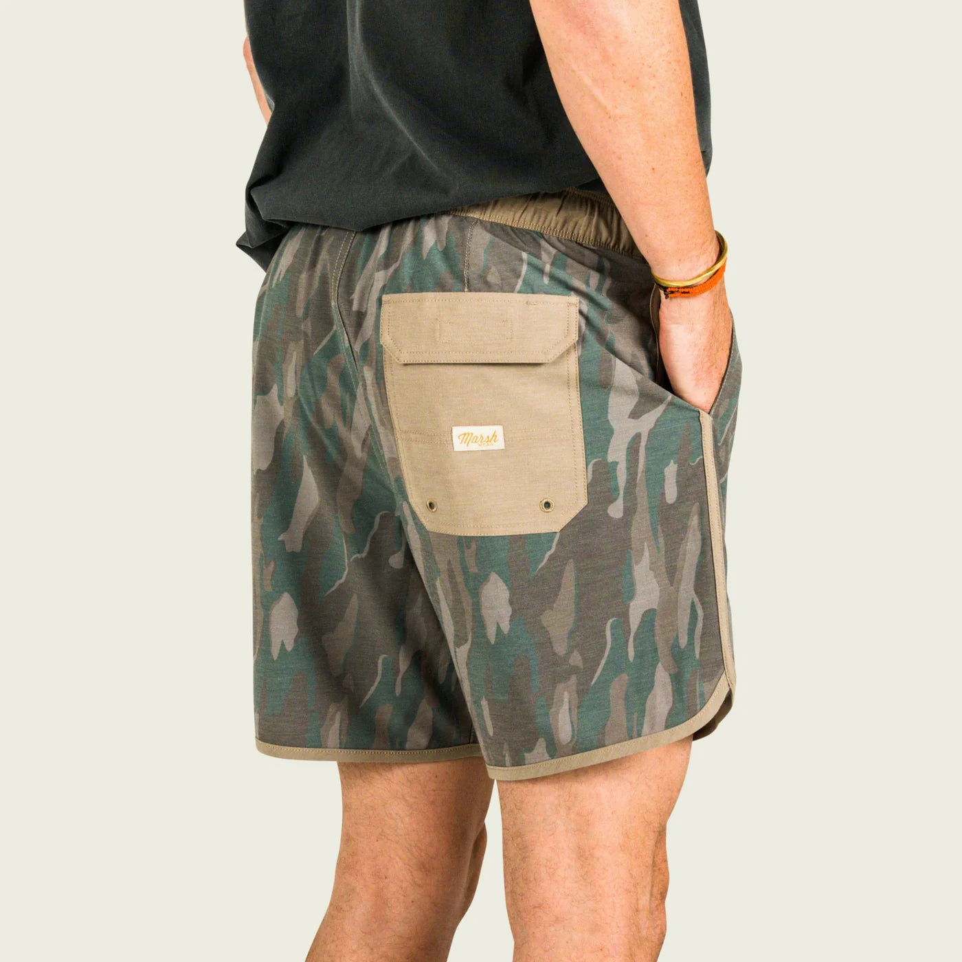 Surfstride Shorts - Thyme Lowland Camo