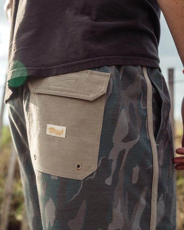 Surfstride Shorts - Thyme Lowland Camo