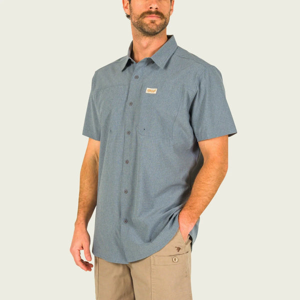 Lenwood Tech Shortsleeve Shirt - Steel