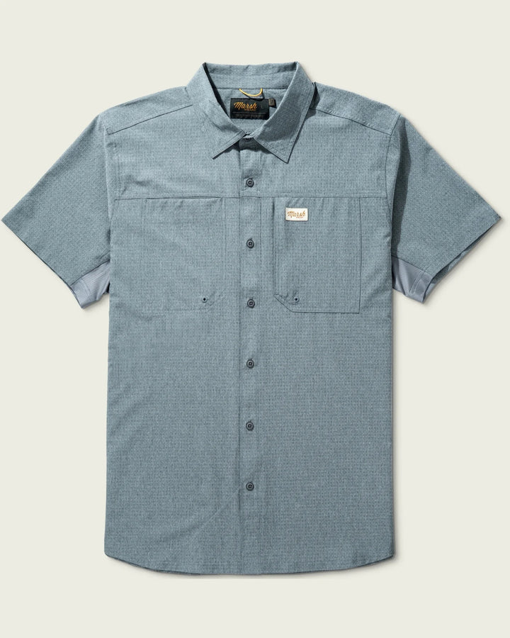 Lenwood Tech Shortsleeve Shirt - Steel