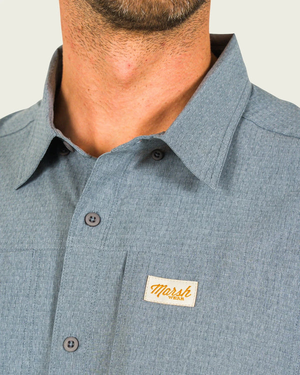 Lenwood Tech Shortsleeve Shirt - Steel