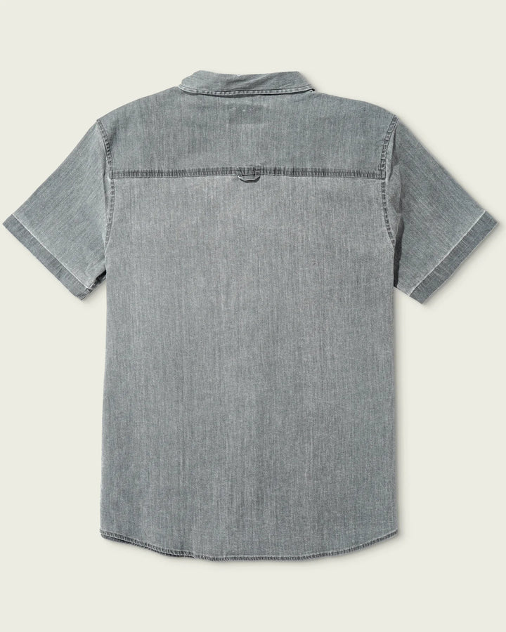 Delray Denim Short Sleeve Shirt - Light Gray
