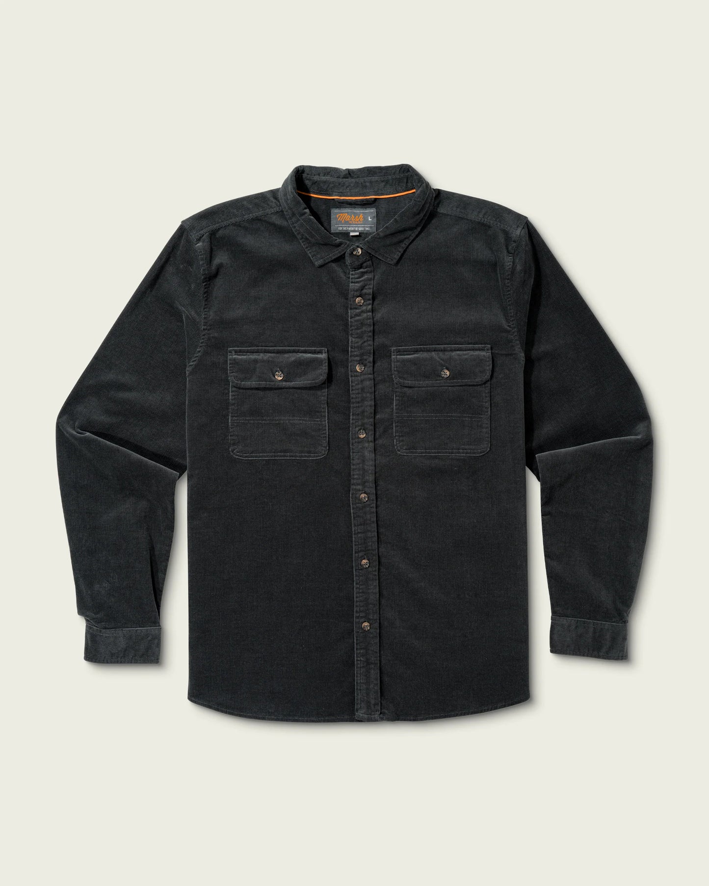 South End Cord Shirt - Raven