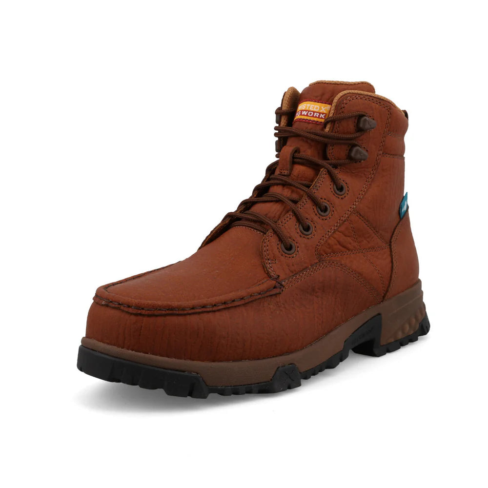 6" Work Boot Nano Composite Toe - Rust
