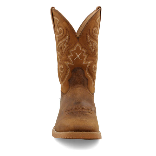 11" Tech X Boot - Saddle & Orange