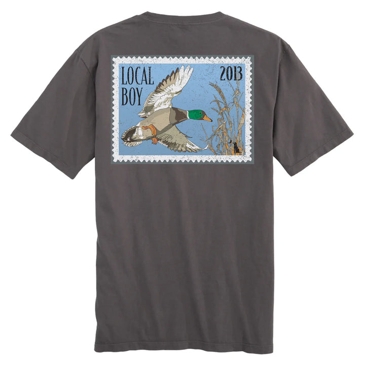 Mallard Stamp Tee - Thunderhead Grey