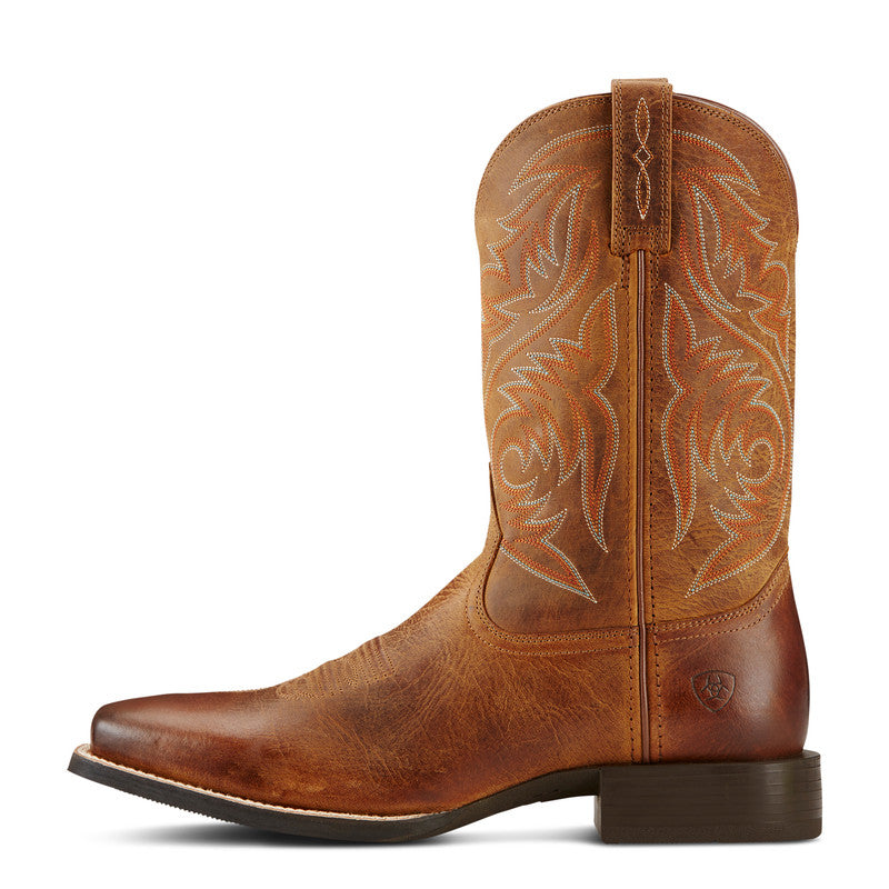 Men's Sport Herdsman Western Boot - Powder Brown