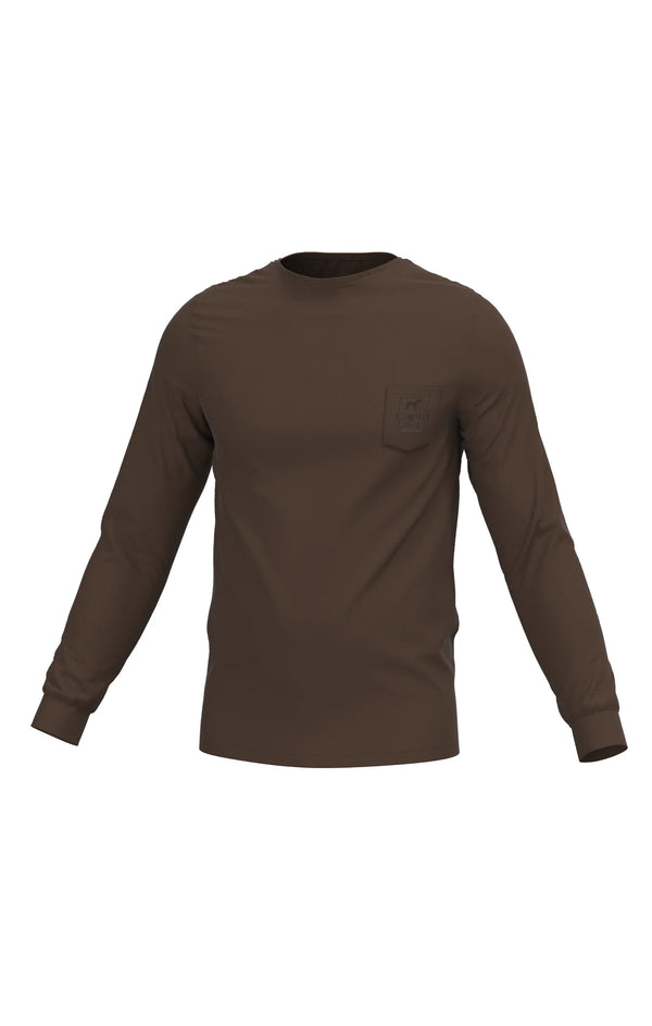 Youth Mixed Bag Long Sleeve Pocket Tee - Gunstock