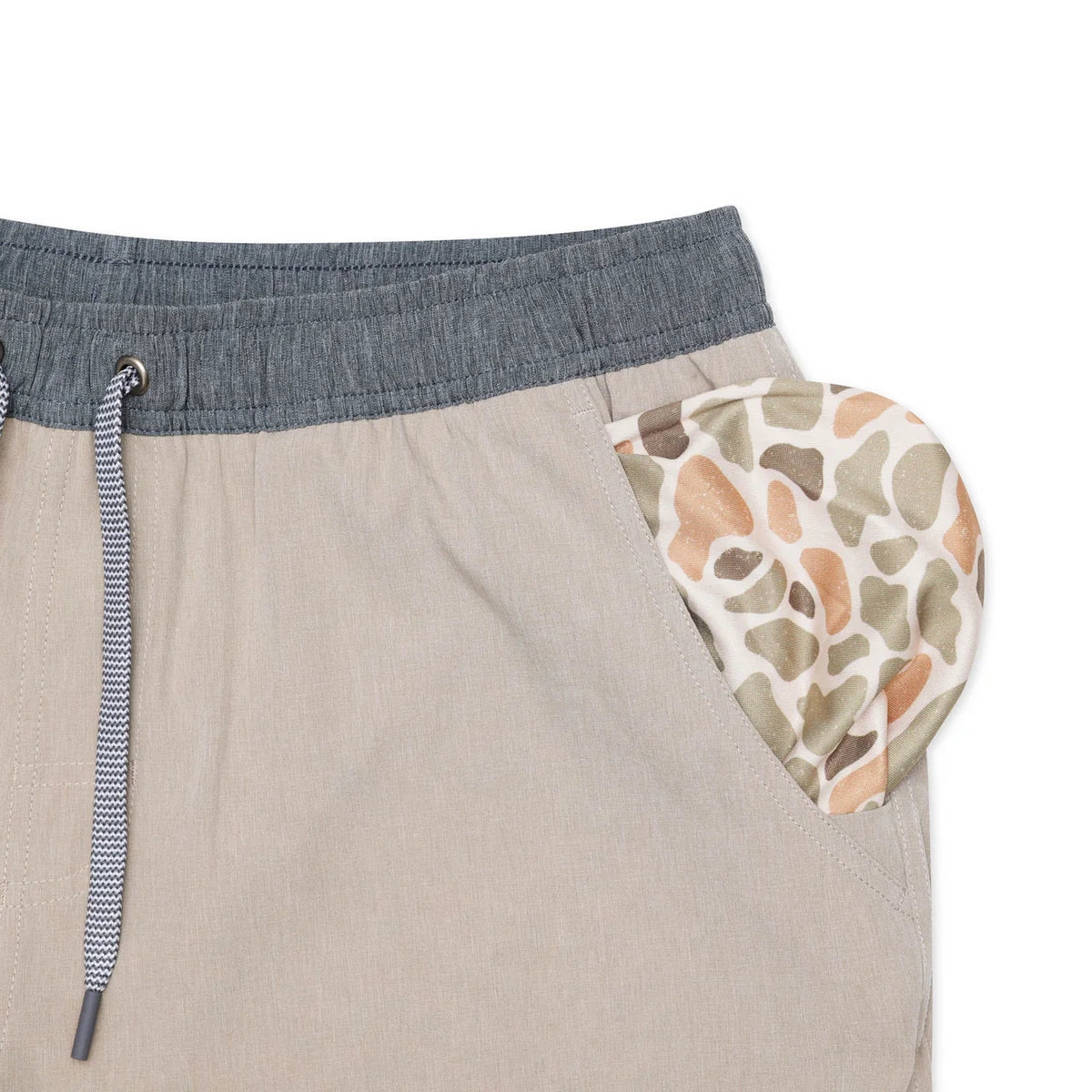 5.5" Athletic Short - Heather Khaki & Venado Camo