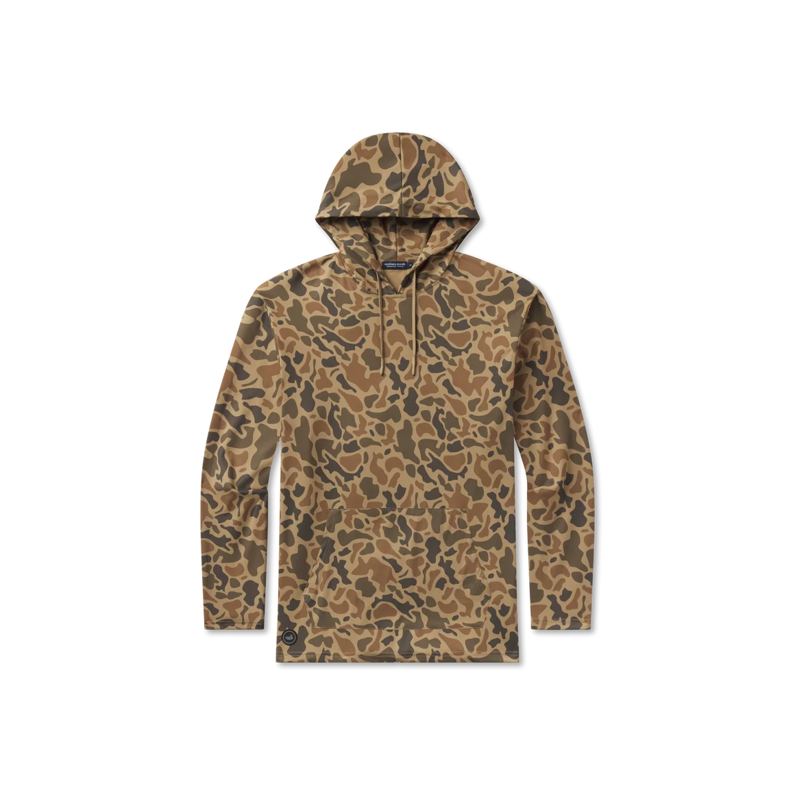 Baldwyn Active Hoodie - Retro Camo - Washed Walnut