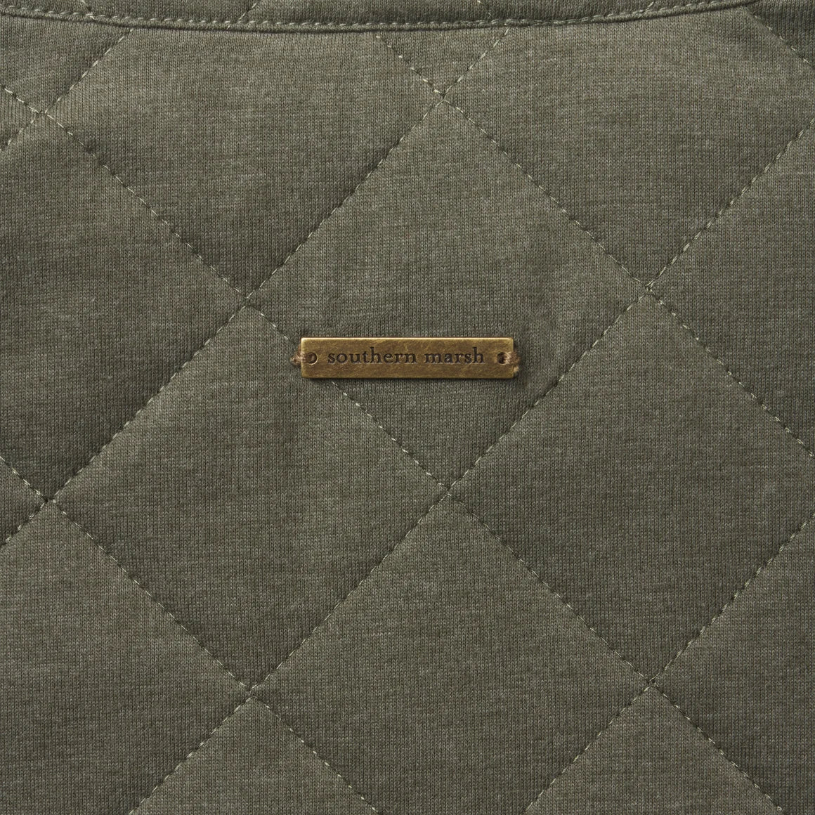 Florence Quilted Vest - Dark Fern