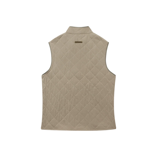 Florence Quilted Vest - Stonewall Olive