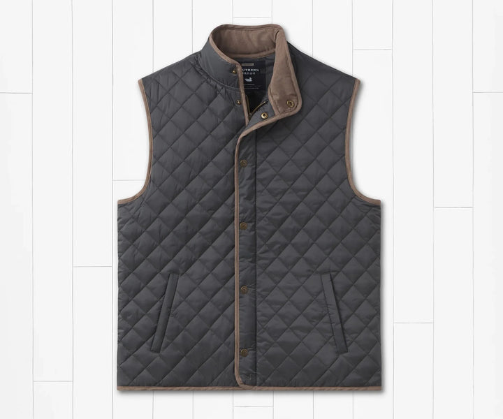 Huntington Quilted Vest - Slate