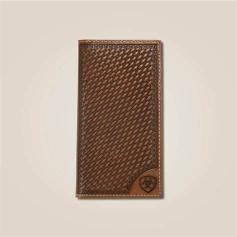 Ariat Basket Weave Rodeo Wallet