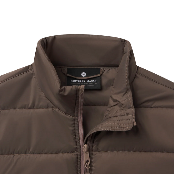 Wesner Quilted Jacket - Burnt Taupe