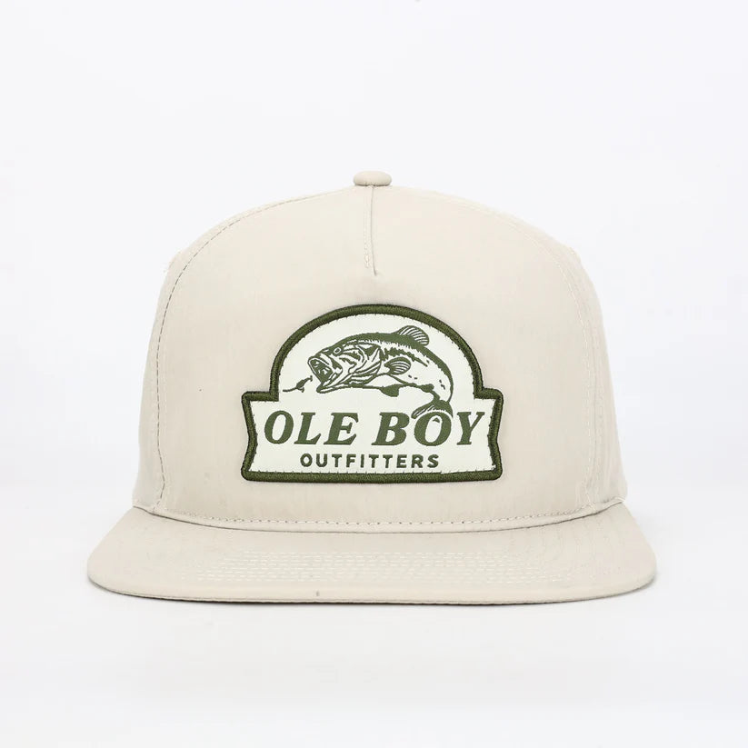 Ole Boy Bass in Pursuit Hat - Umpqua Tan/Green