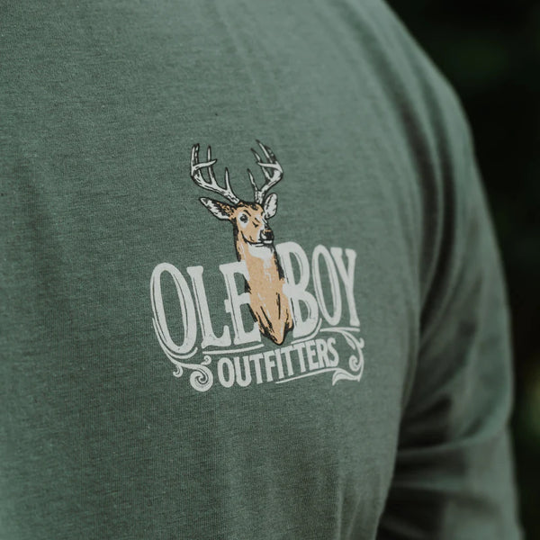 Ole Boy Buck Mount - Military Green