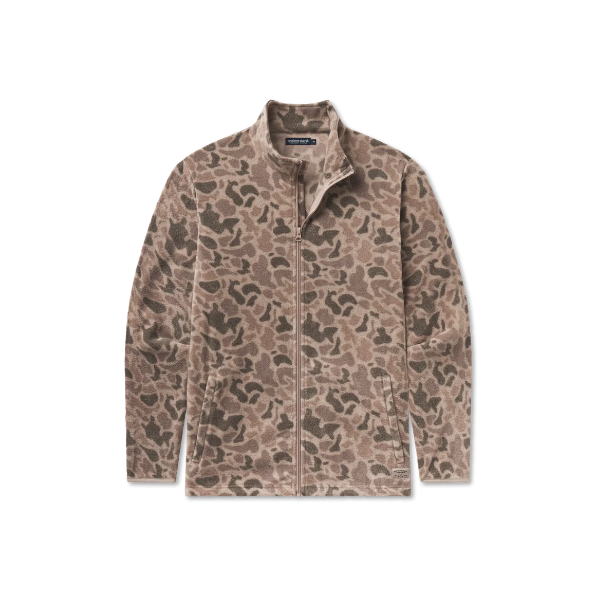 Longfellow Fleece Jacket - Retro Camo - Burnt Taupe