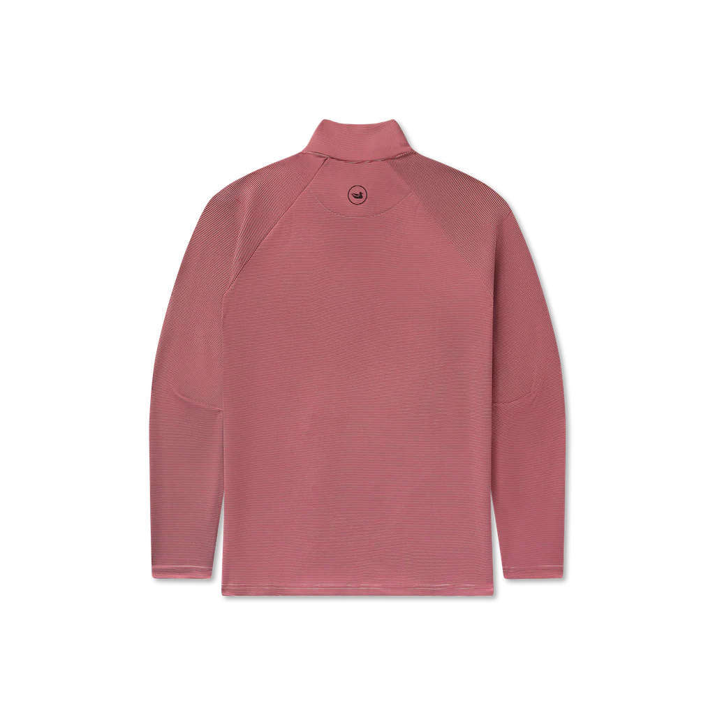 Southampton Performance Quarter Zip - Maroon & Gray