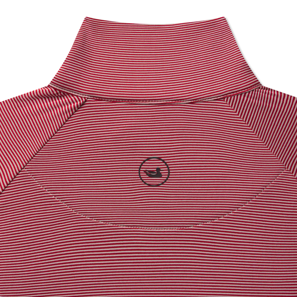 Southampton Performance Quarter Zip - Maroon & Gray