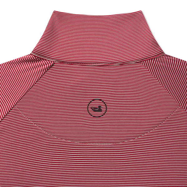 Southampton Performance Quarter Zip - Maroon & Gray