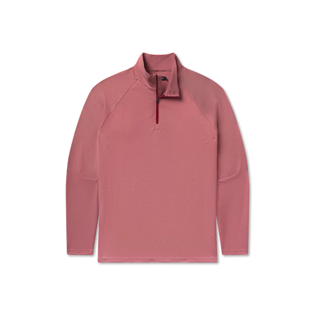 Southampton Performance Quarter Zip - Maroon & Gray