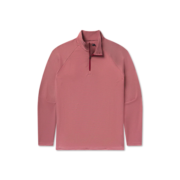 Southampton Performance Quarter Zip - Maroon & Gray