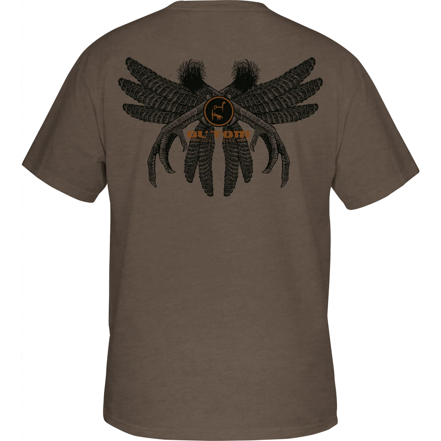 Ol' Tom Spur & Feathers T SS - Walnut Heather