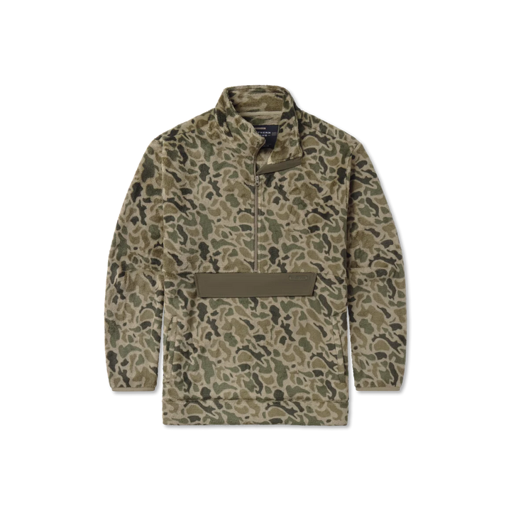 Wadsworth Fleece - Retro Camo - Dark Olive