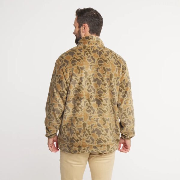 Wadsworth Fleece Pullover - Retro Camo - Light Brown