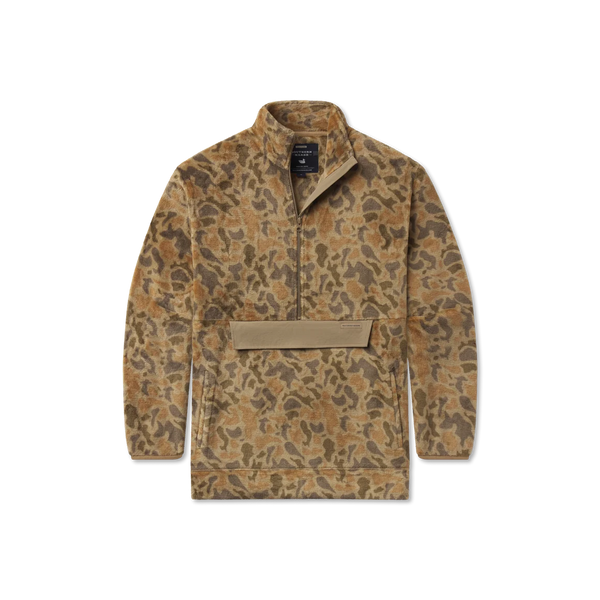 Wadsworth Fleece Pullover - Retro Camo - Light Brown