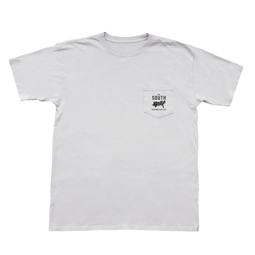 God's Country Short Sleeve Pocket Tee - Oyster