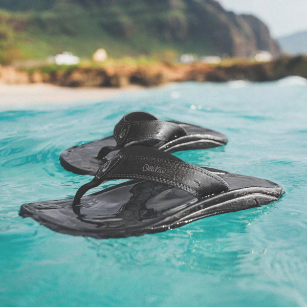'Ohana Men's Beach Sandals - Black